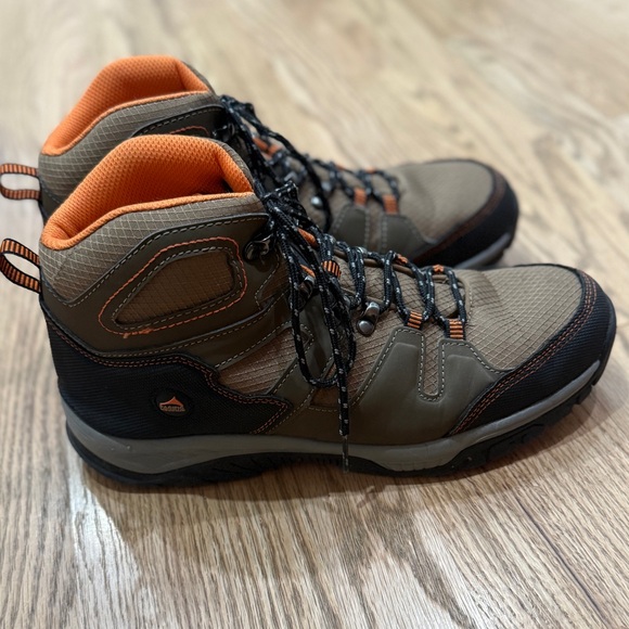 Pacific Mountain Men’s Hiking Boots Size 9 Brown Outdoor Trail Boots Waterproof - Picture 5 of 11